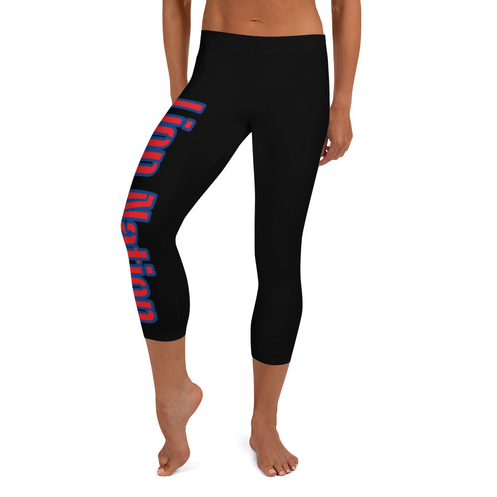 Lions Capri Leggings (Lion Nation)