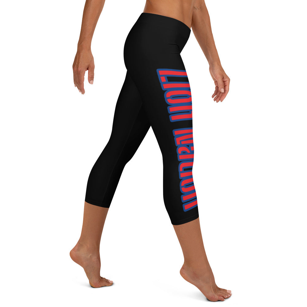 Lions Capri Leggings (Lion Nation)