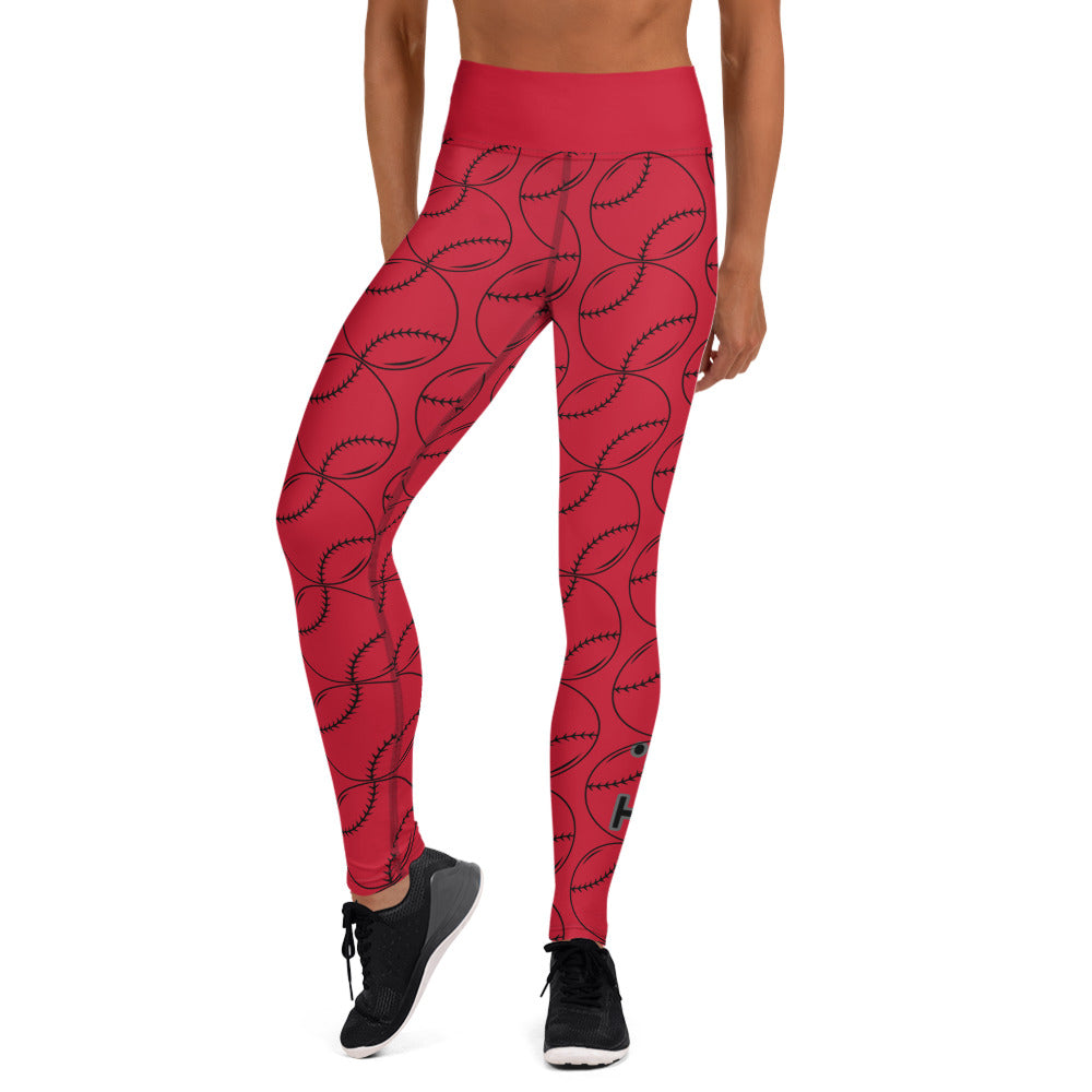 Lions Yoga Leggings (Softball)