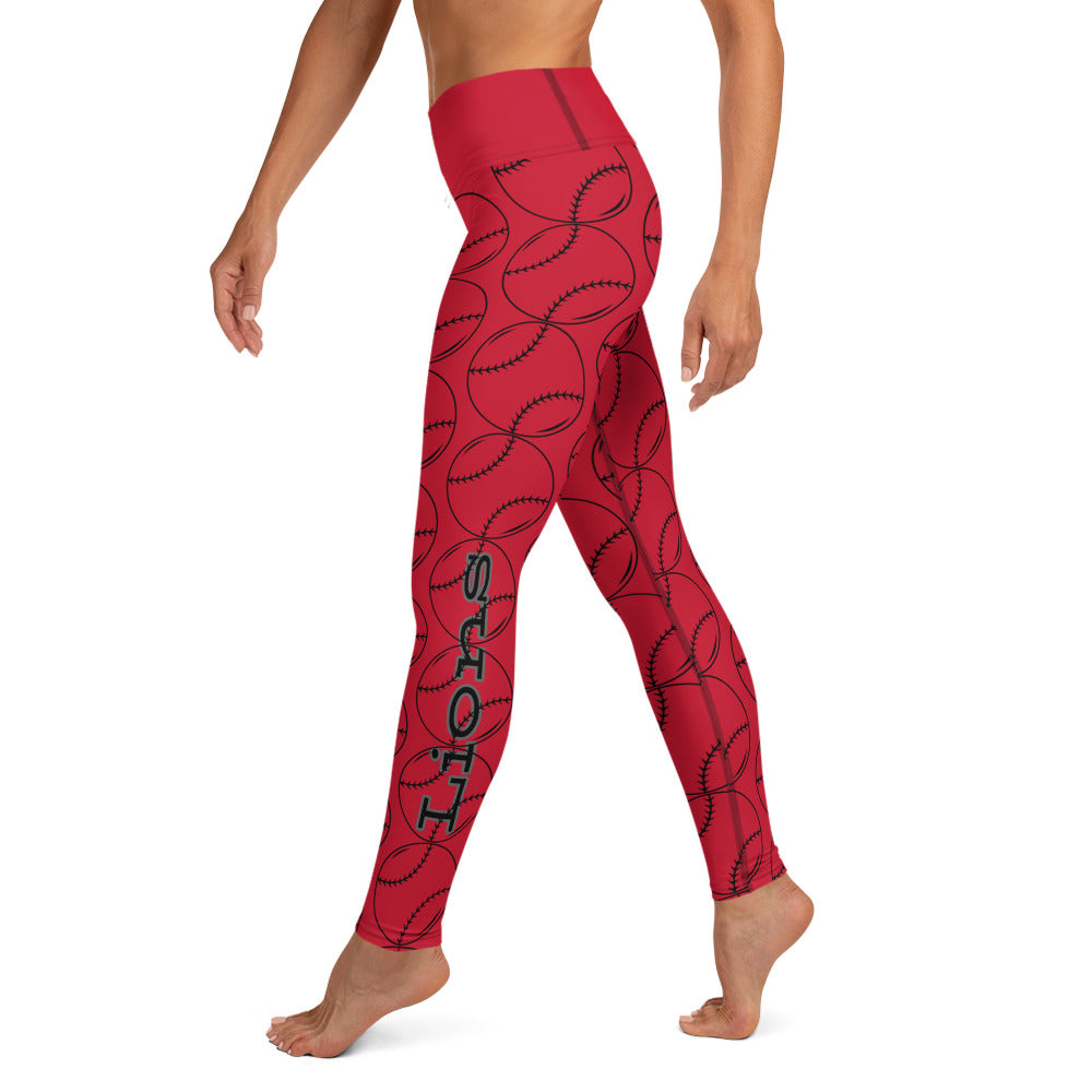 Lions Yoga Leggings (Softball)