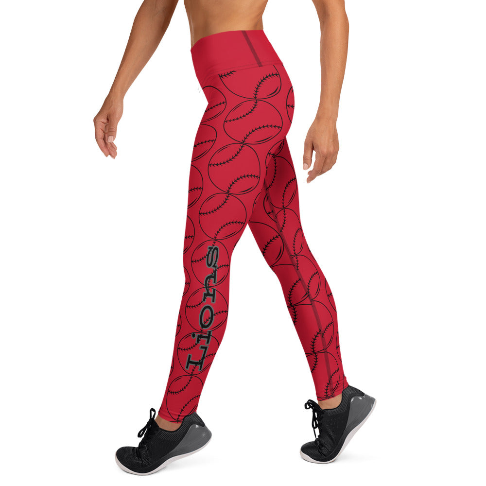 Lions Yoga Leggings (Softball)