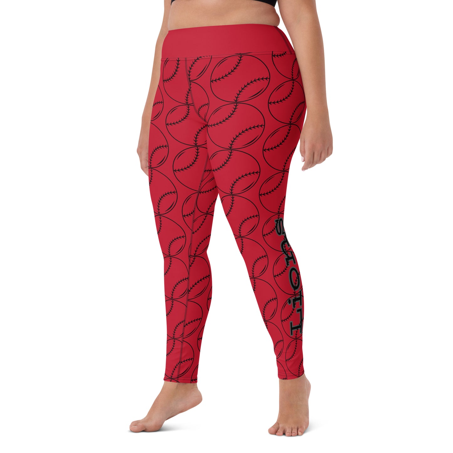 Lions Yoga Leggings (Softball)