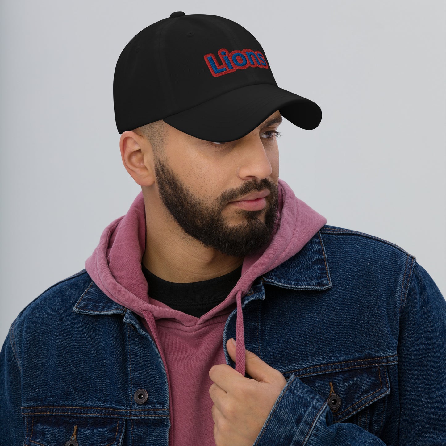 Lions Unisex Dad Hat (Spellout)