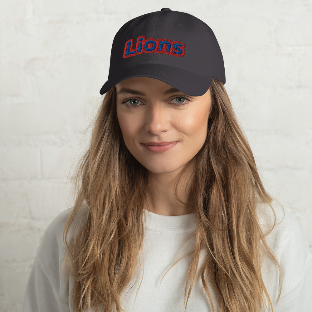 Lions Unisex Dad Hat (Spellout)