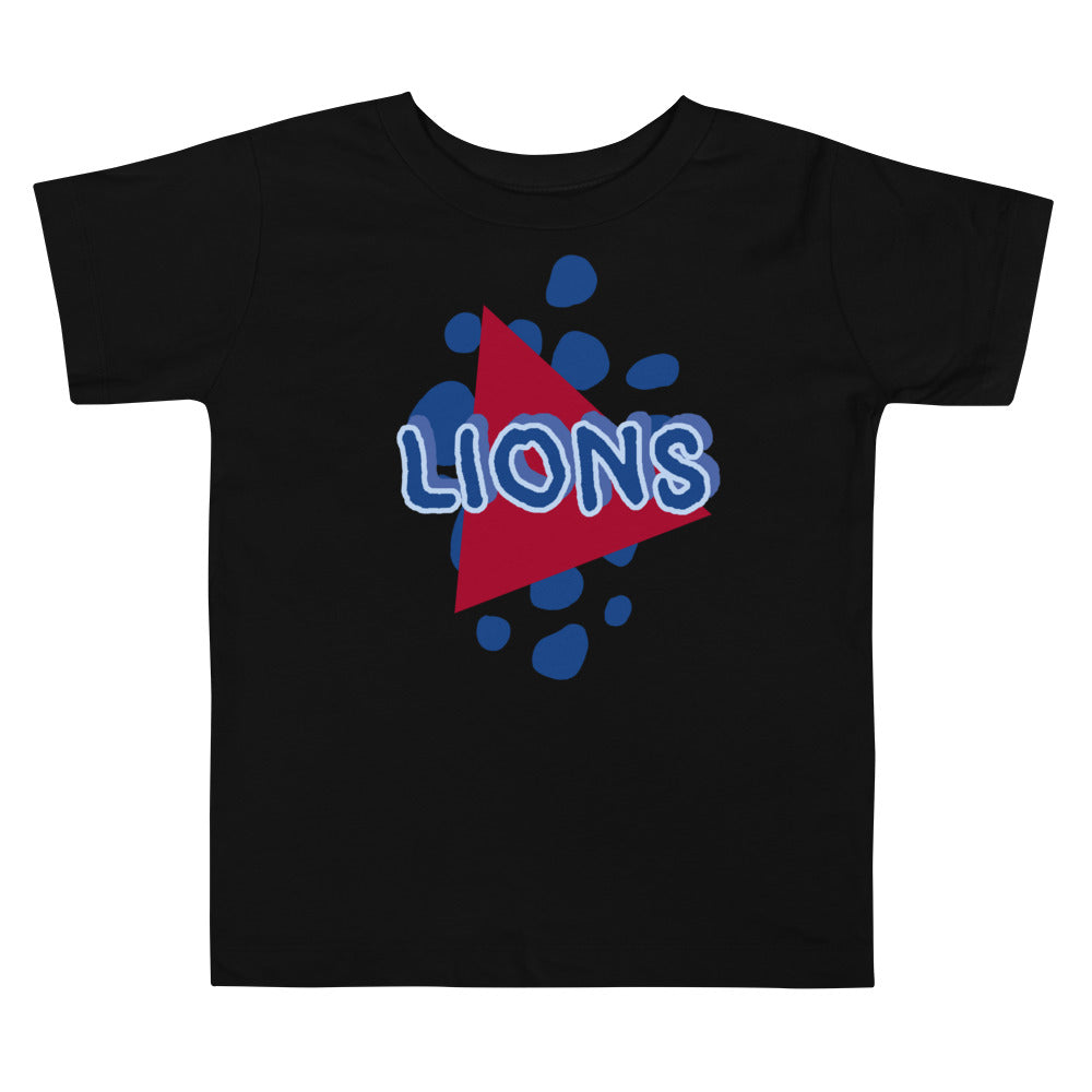 Lions Toddler Short Sleeve Tee (Triangle) Bella Canvas