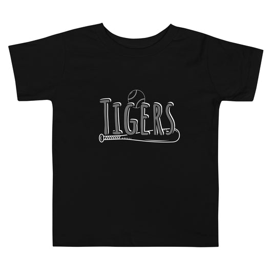 Tigers Baseball Toddler Short Sleeve Tee