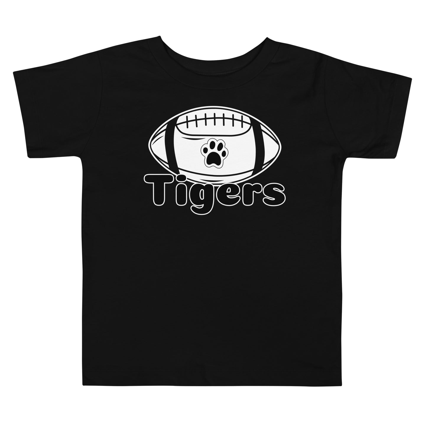 Tigers Football Toddler Short Sleeve Tee