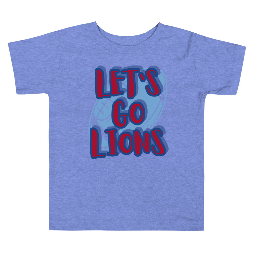 Lions Toddler Short Sleeve Tee (Lets Go) Bella Canvas