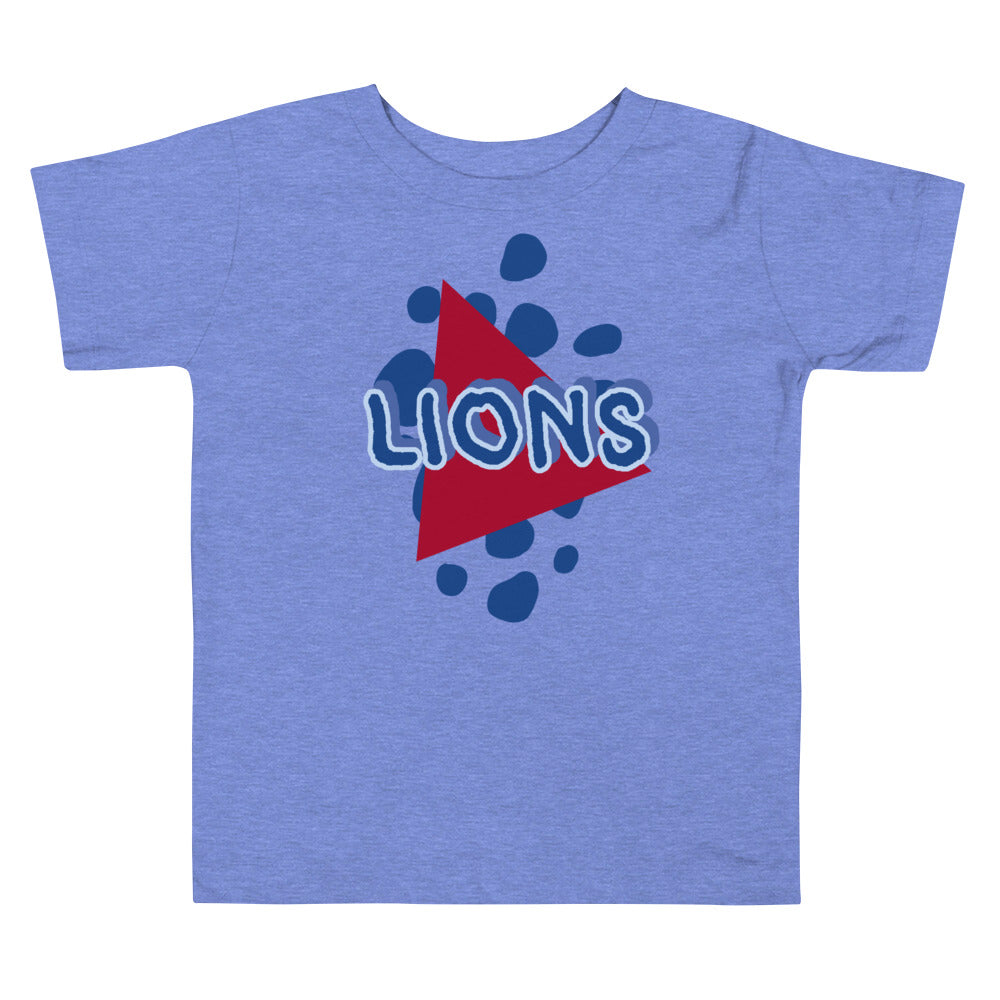 Lions Toddler Short Sleeve Tee (Triangle) Bella Canvas