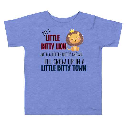 Lions Toddler Short Sleeve Tee (Litty Bitty) Bella Canvas