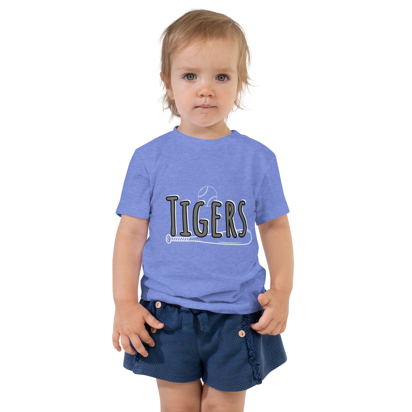 Tigers Baseball Toddler Short Sleeve Tee