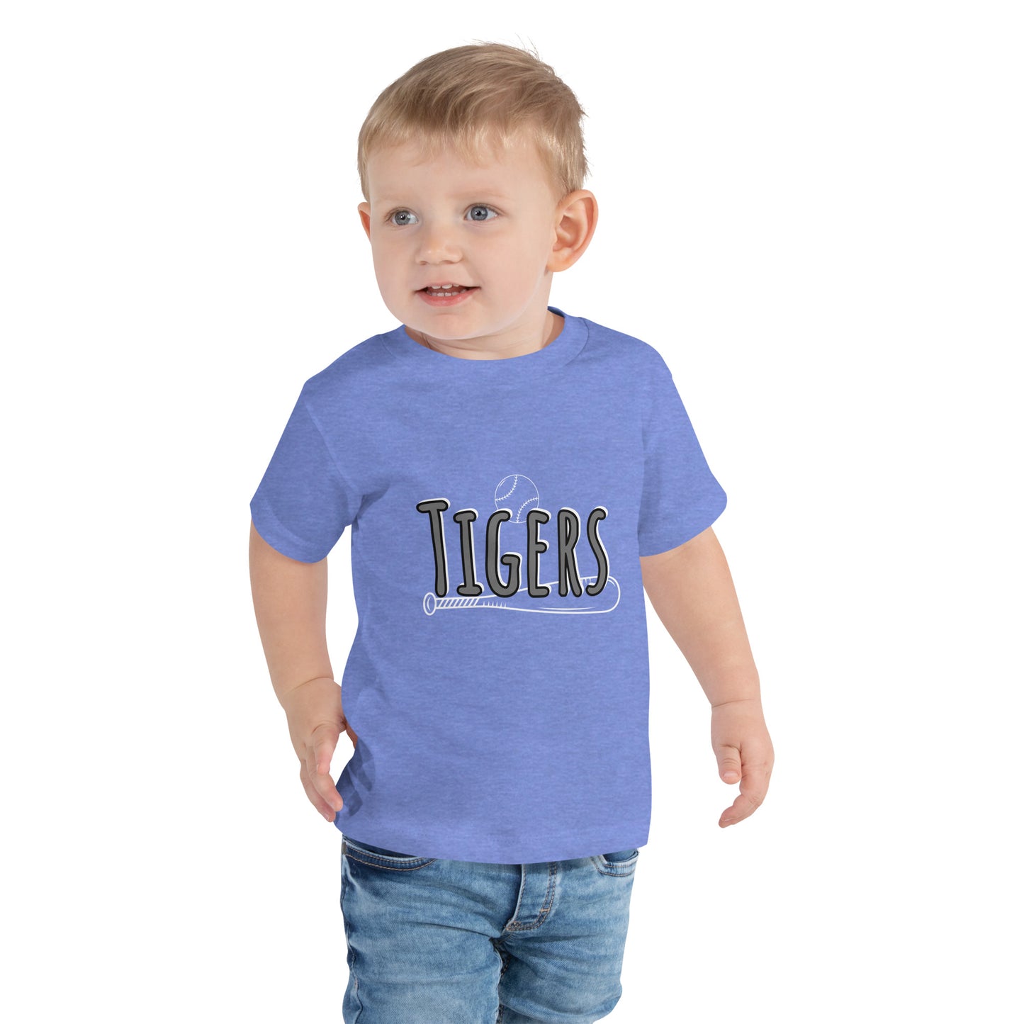 Tigers Baseball Toddler Short Sleeve Tee