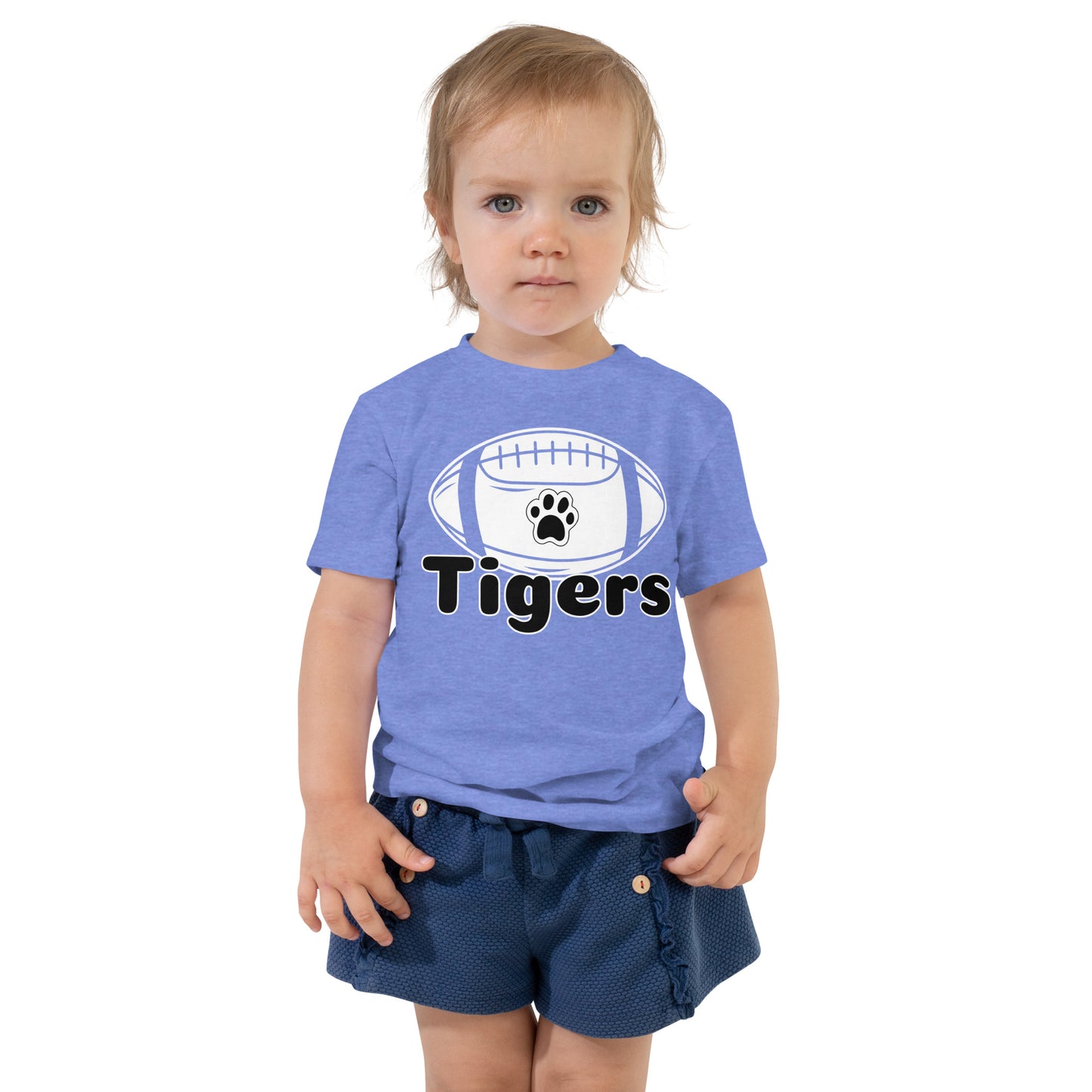 Tigers Football Toddler Short Sleeve Tee