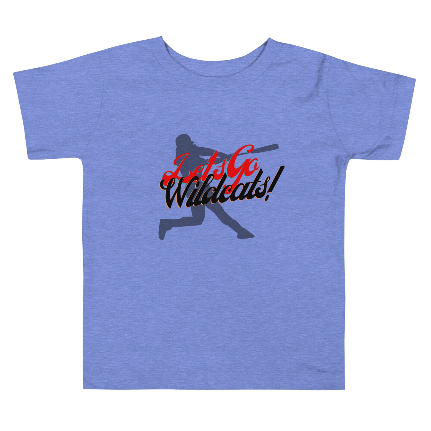 Wildcats Toddler Short Sleeve Tee (Lets Go Baseball)