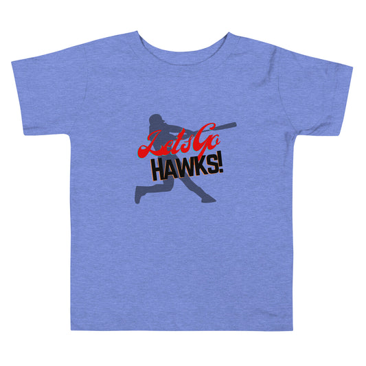 Hawks Toddler Short Sleeve Tee (Lets Go Baseball)