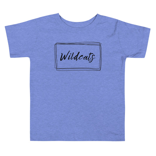 Wildcats Toddler Short Sleeve Tee (simple box)