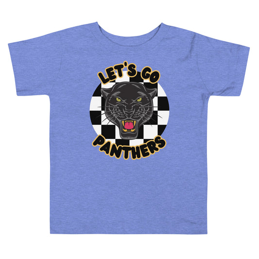 Panthers Toddler Short Sleeve Tee (Checkered)