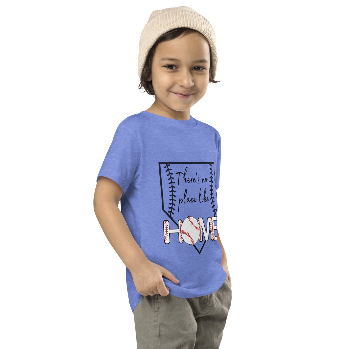 Baseball Toddler Short Sleeve Tee (No Place Like Home)