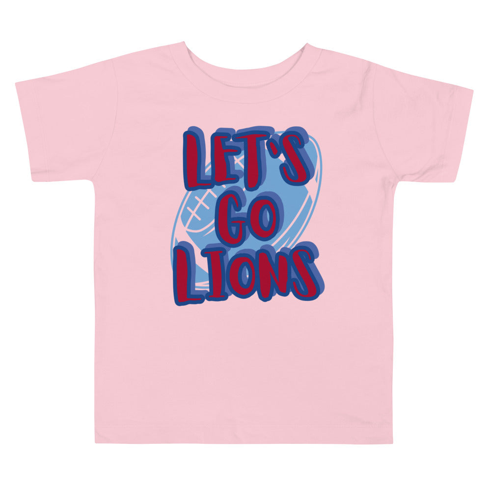 Lions Toddler Short Sleeve Tee (Lets Go) Bella Canvas