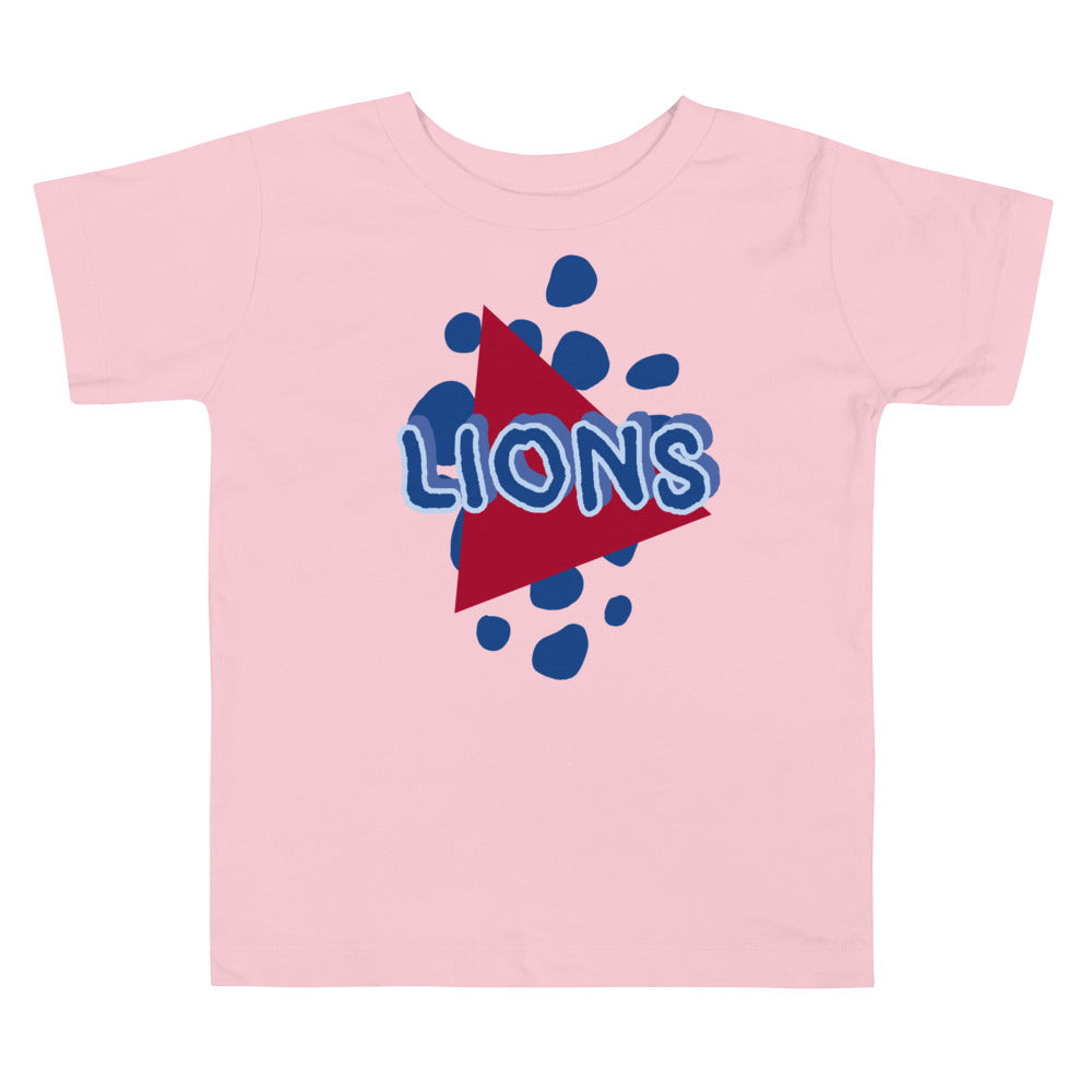 Lions Toddler Short Sleeve Tee (Triangle) Bella Canvas