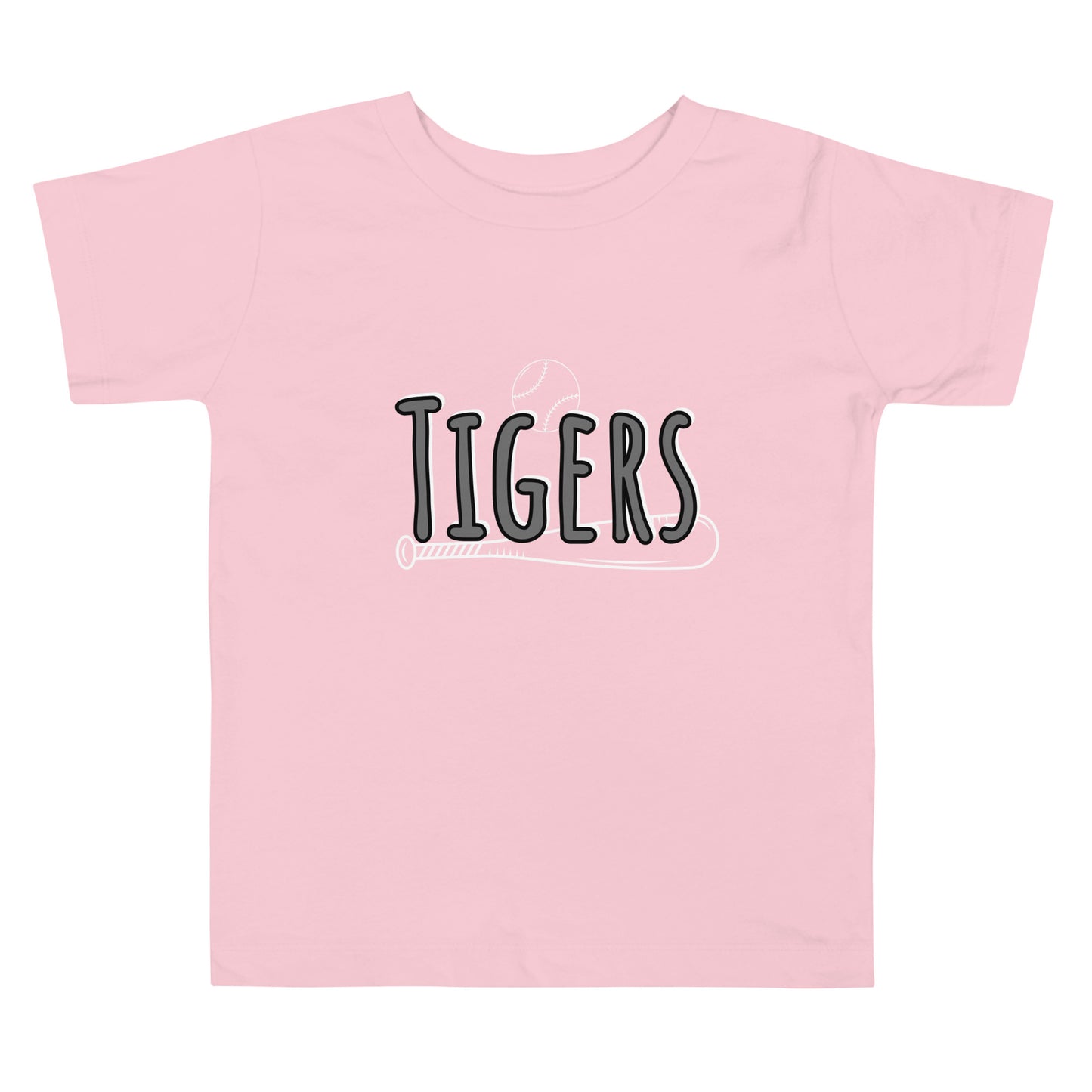 Tigers Baseball Toddler Short Sleeve Tee