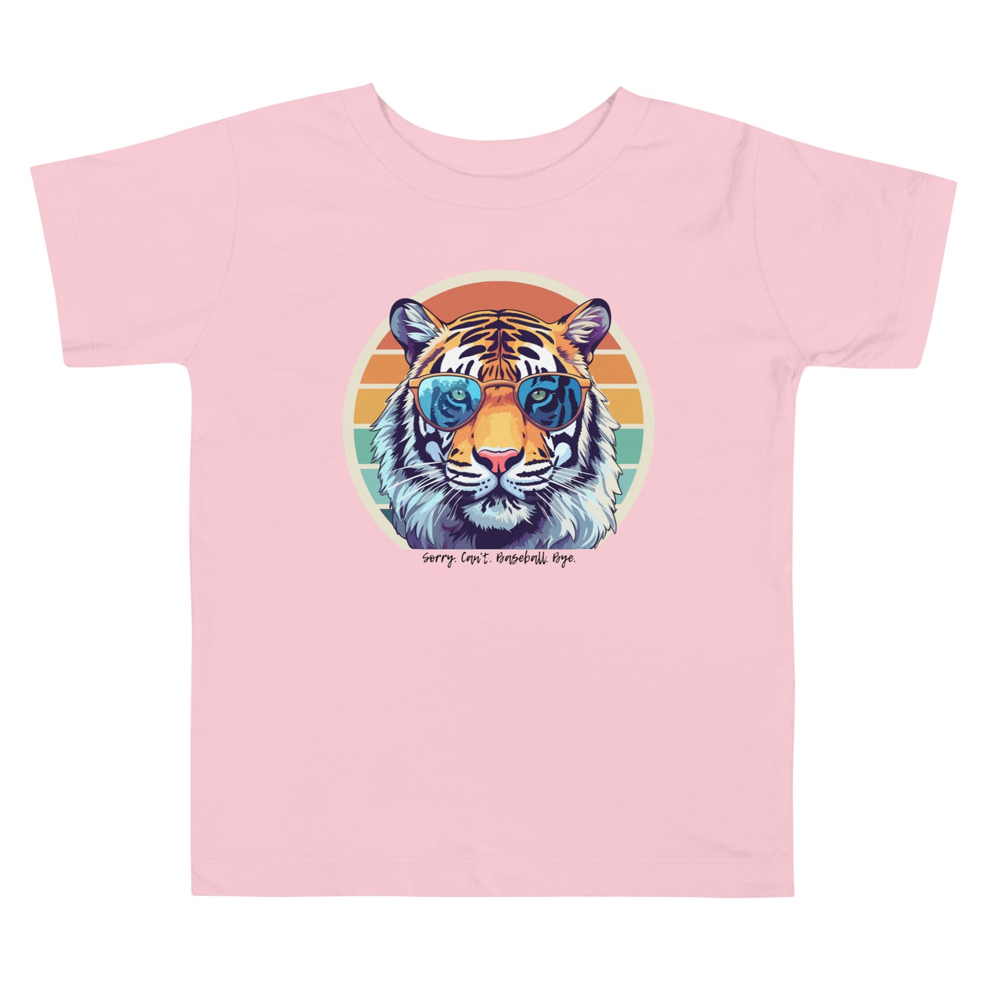 Tigers Toddler Short Sleeve Tee (Sorry Can't Baseball Bye)