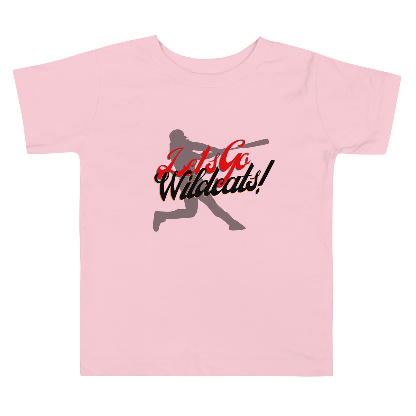 Wildcats Toddler Short Sleeve Tee (Lets Go Baseball)