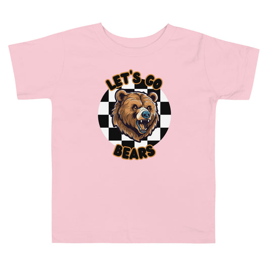 Bears Toddler Short Sleeve Tee (checkered)