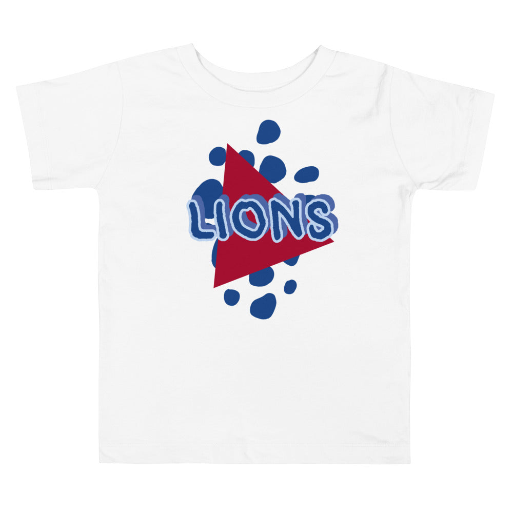 Lions Toddler Short Sleeve Tee (Triangle) Bella Canvas