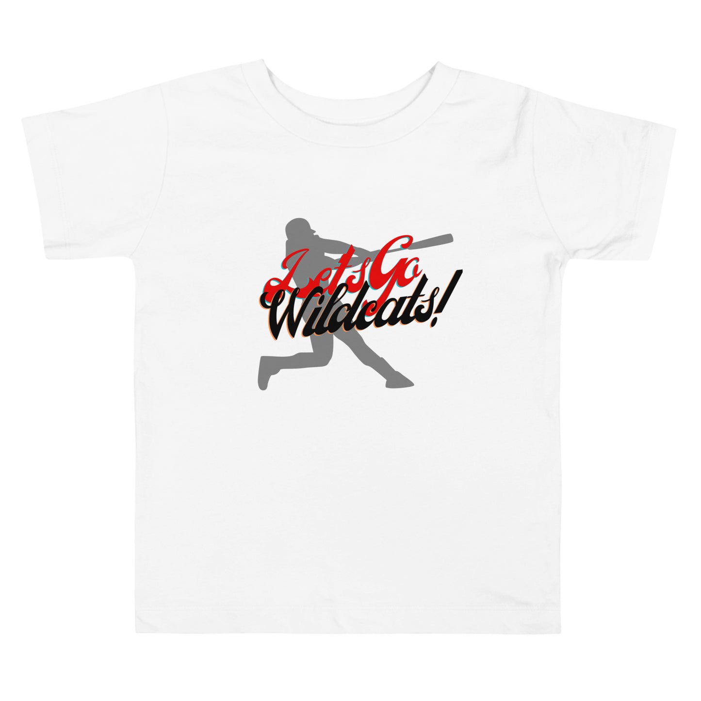 Wildcats Toddler Short Sleeve Tee (Lets Go Baseball)