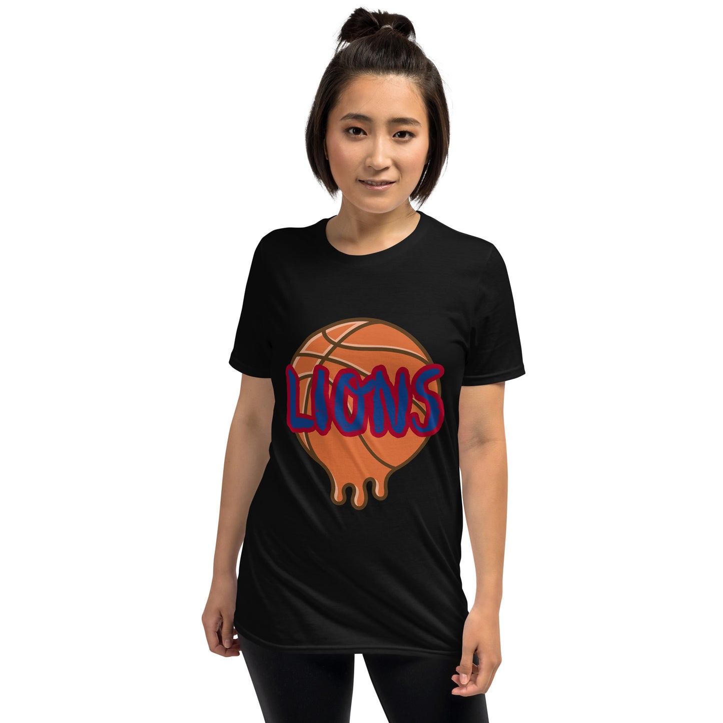 Lions Short-Sleeve Unisex T-Shirt (Basketball Melting)