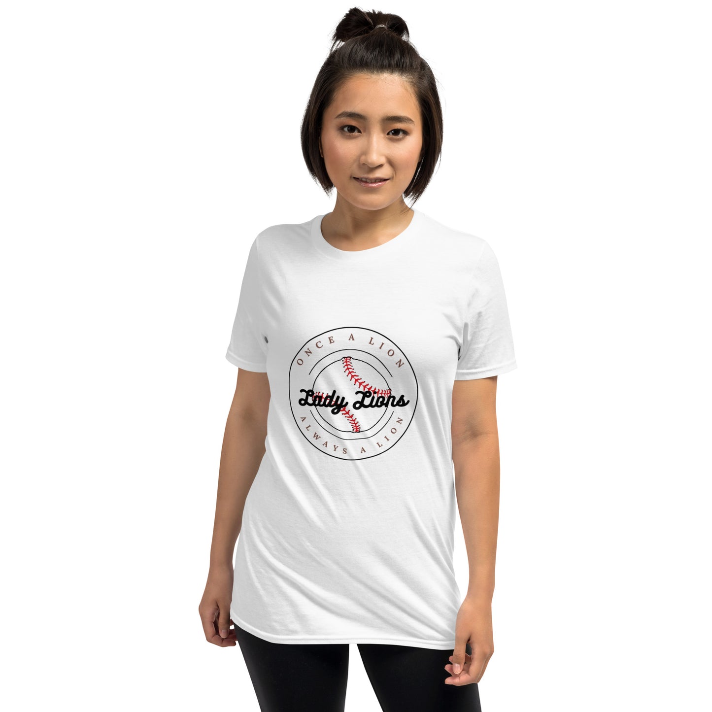 Lions Short-Sleeve Unisex T-Shirt (Lady Lions Softball)