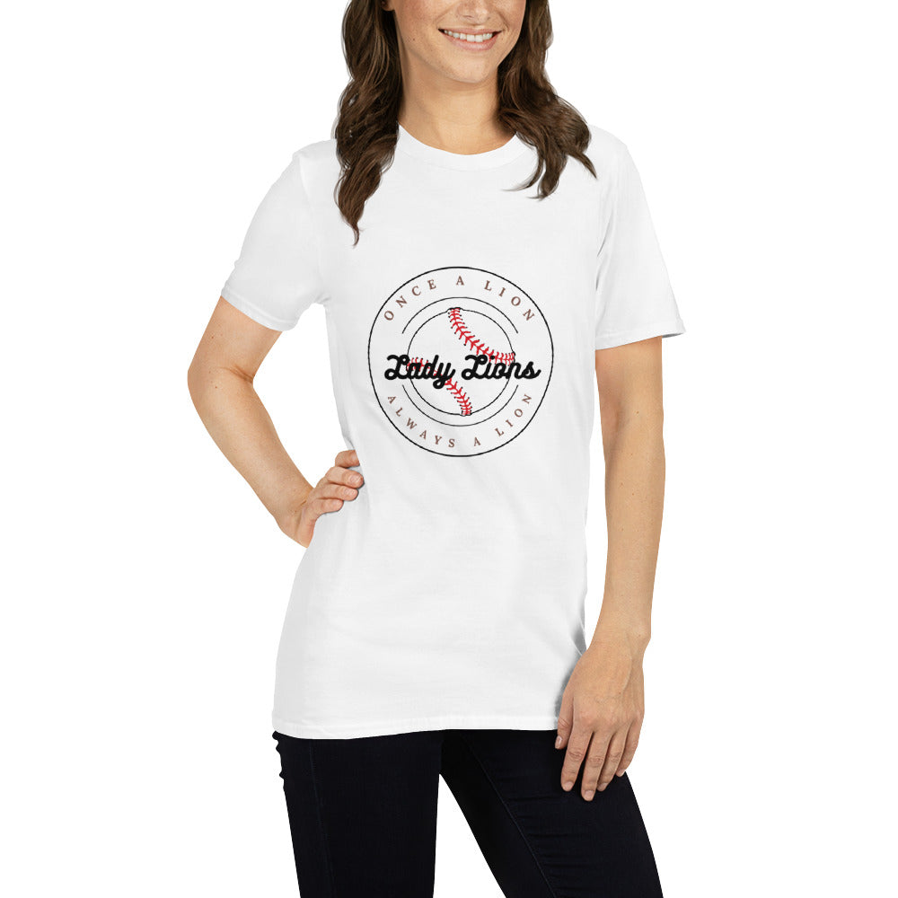 Lions Short-Sleeve Unisex T-Shirt (Lady Lions Softball)