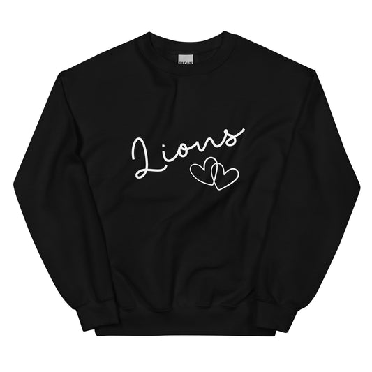 Lions Boyfriend Sweatshirt (Simple Cursive)