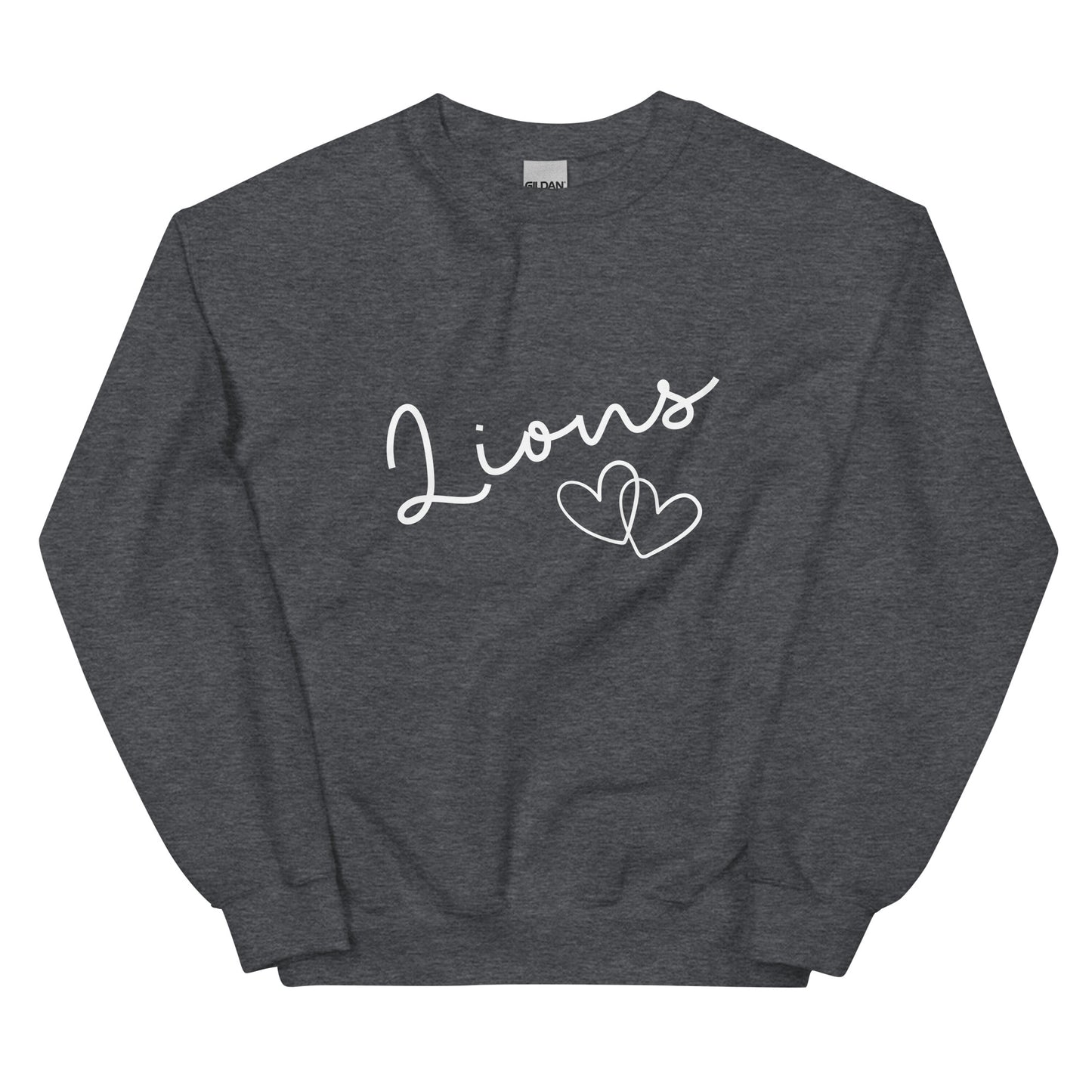 Lions Boyfriend Sweatshirt (Simple Cursive)