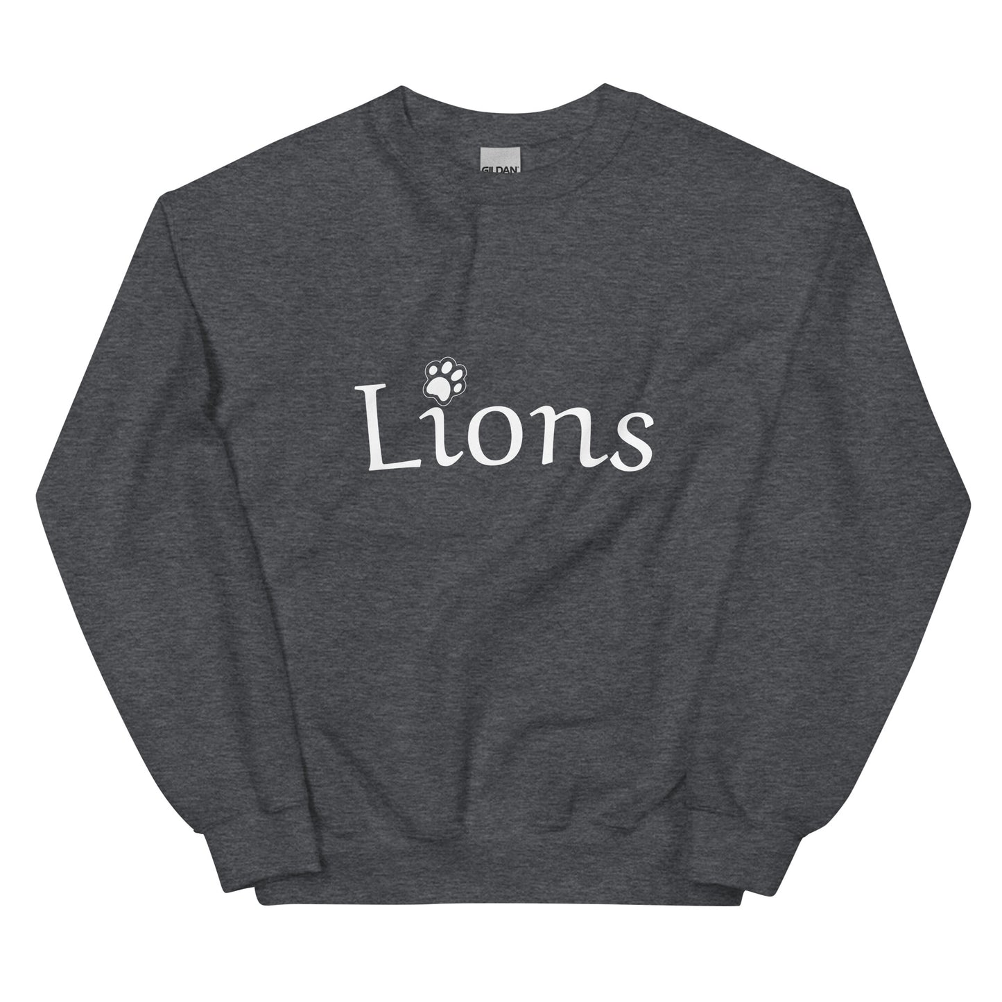 Lions Boyfriend Sweatshirt (Paw Dot)