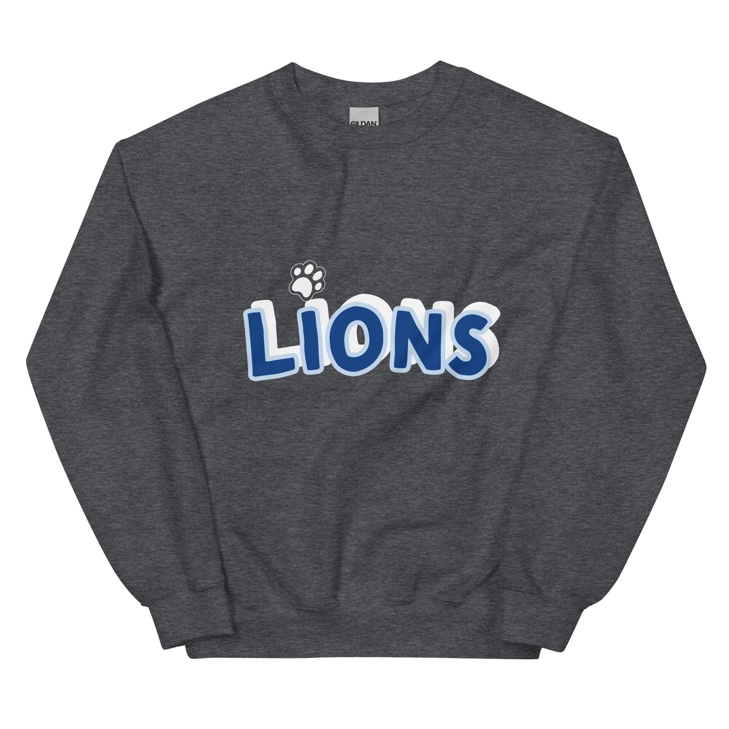 Lions Boyfriend Sweatshirt (Paw Dot)