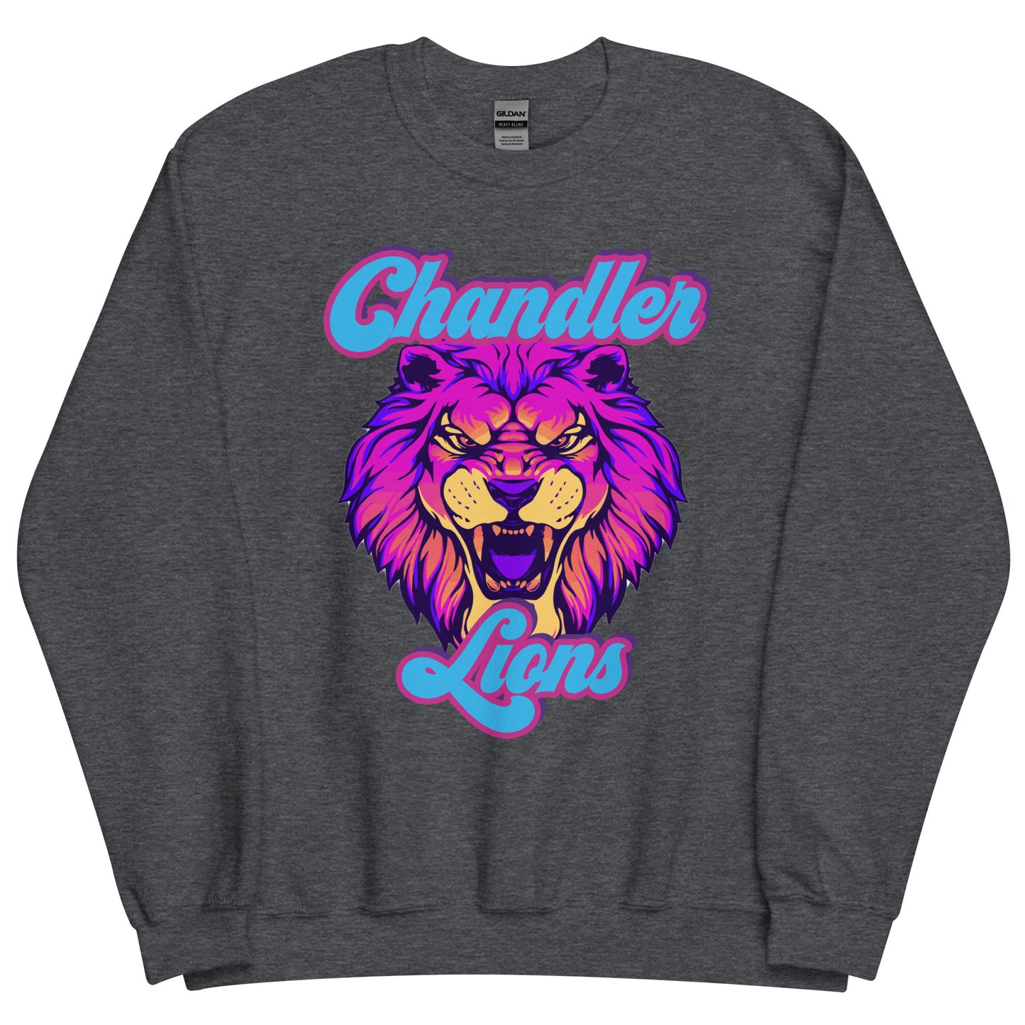 Chandler Lions Unisex Sweatshirt (Neon Retro)