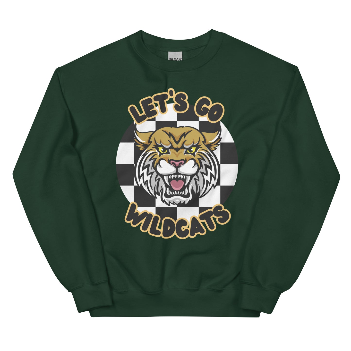 Wildcats Unisex Sweatshirt (checkered)