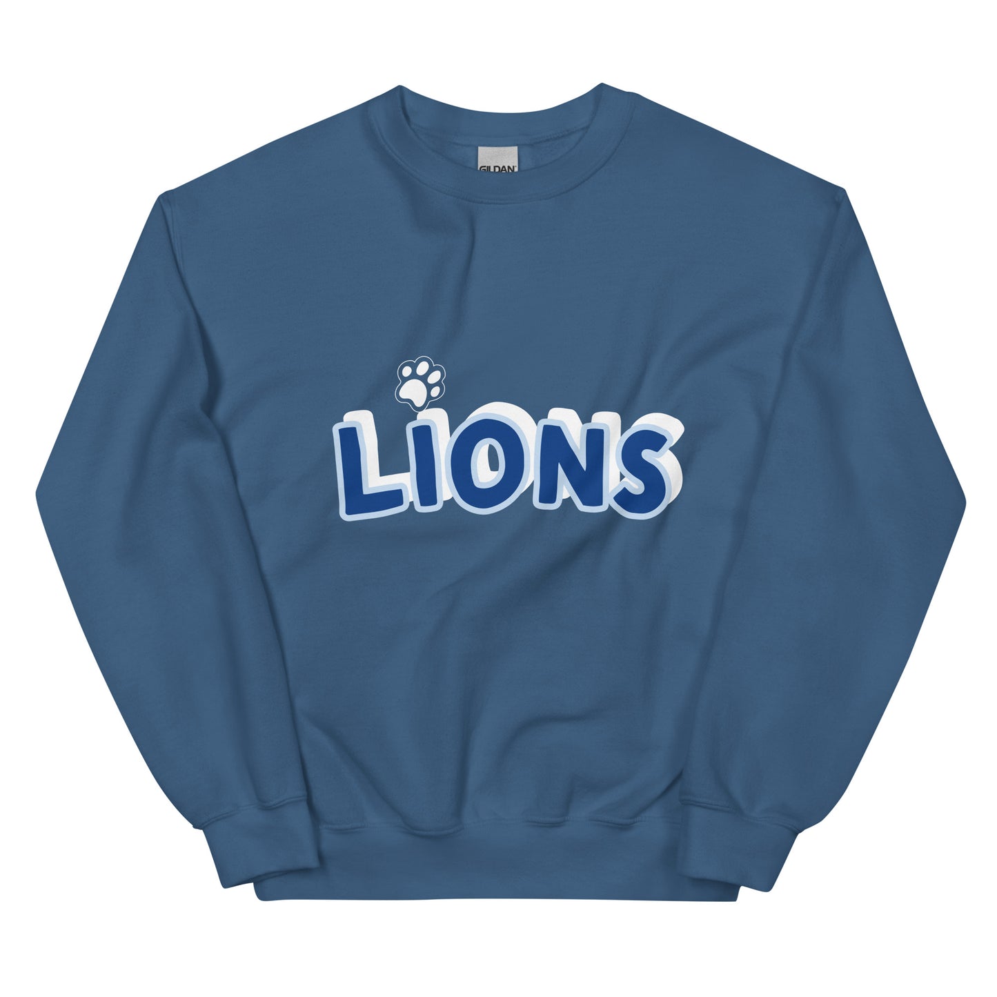 Lions Boyfriend Sweatshirt (Paw Dot)