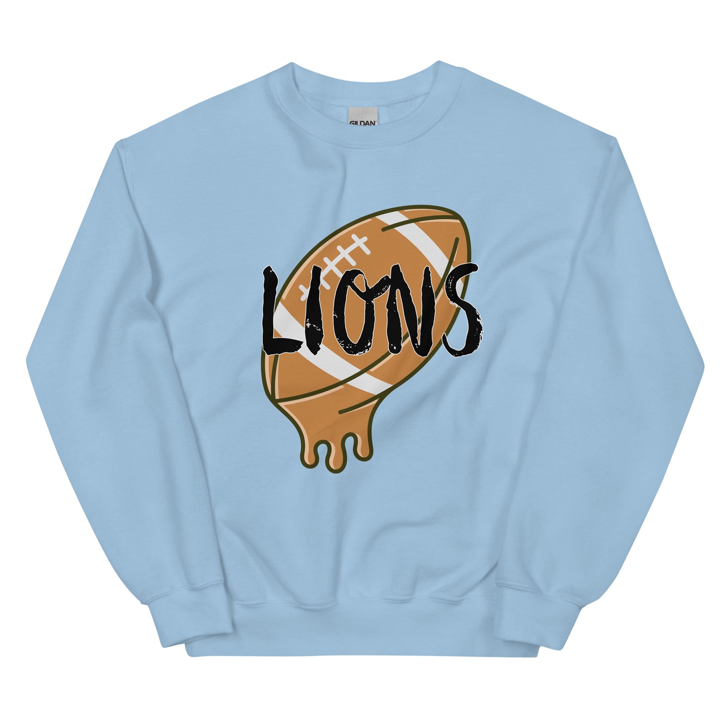 Lions Boyfriend Sweatshirt (Melting Football)