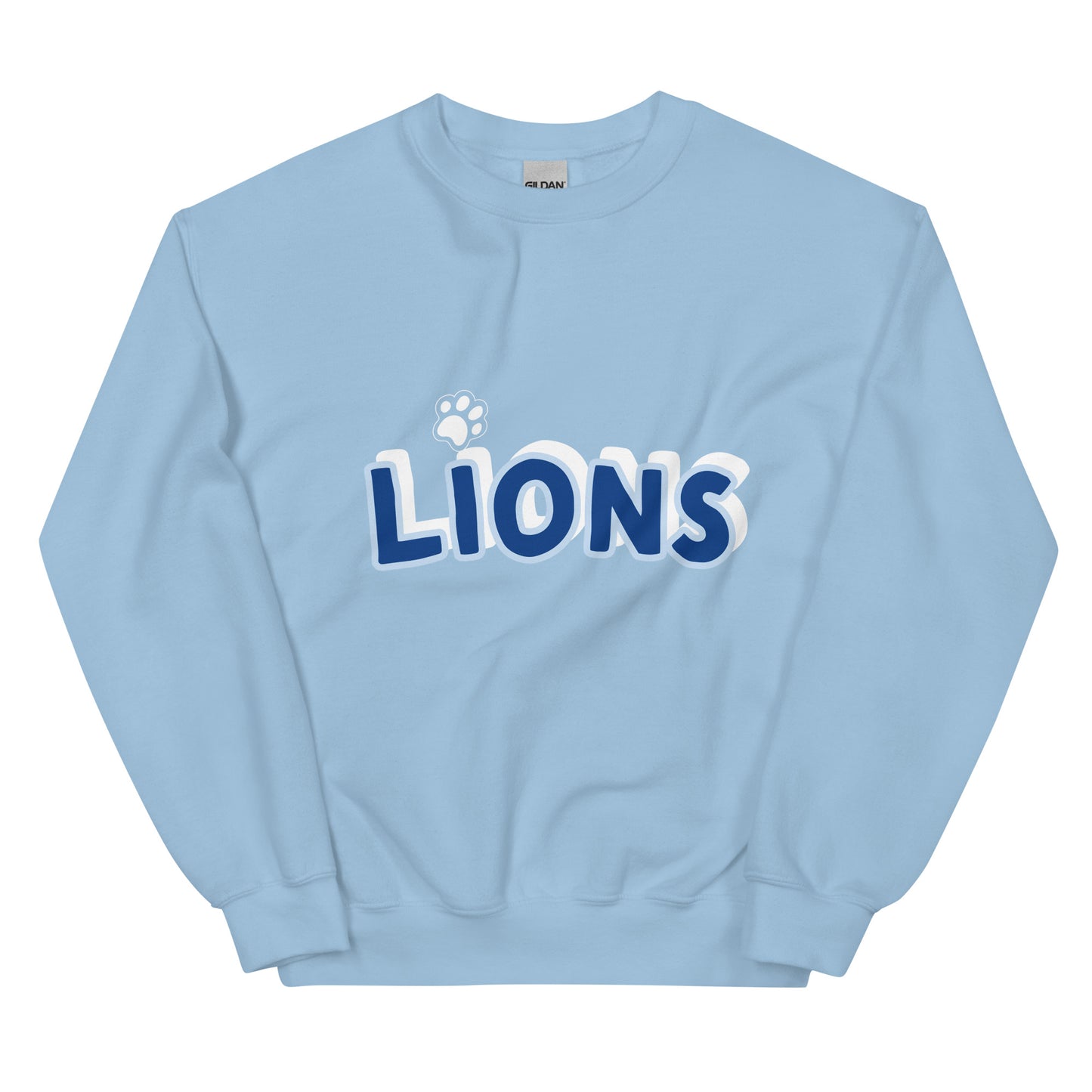 Lions Boyfriend Sweatshirt (Paw Dot)