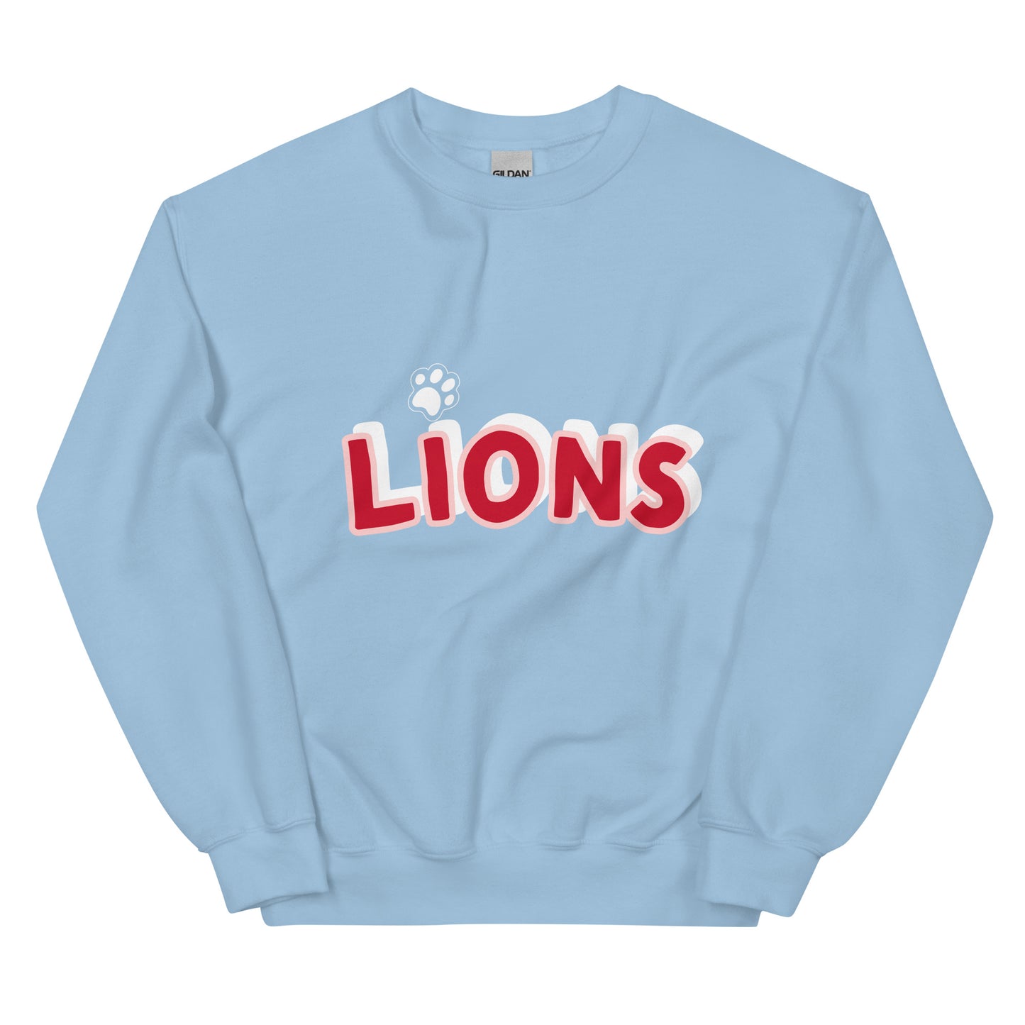 Lions Boyfriend Sweatshirt (Paw Dot)