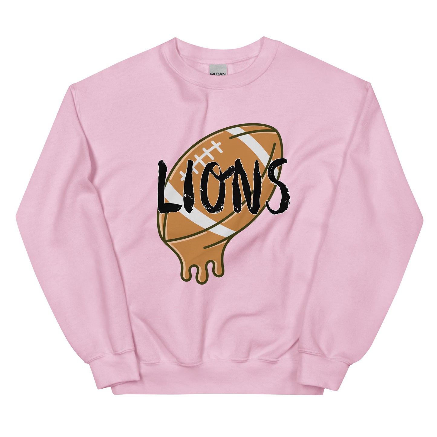 Lions Boyfriend Sweatshirt (Melting Football)