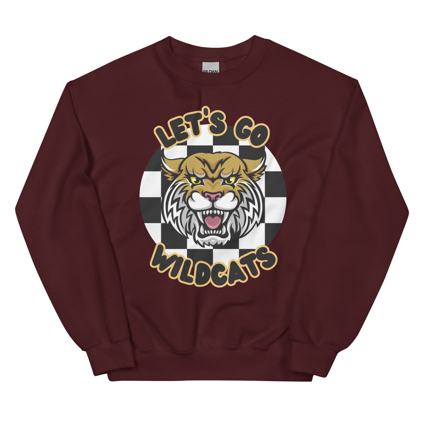 Wildcats Unisex Sweatshirt (checkered)