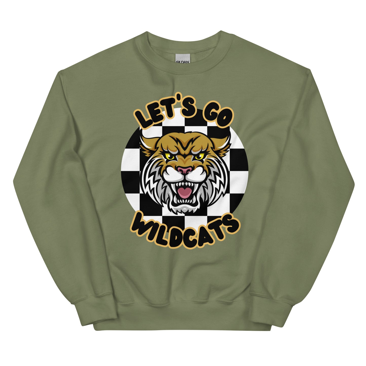 Wildcats Unisex Sweatshirt (checkered)