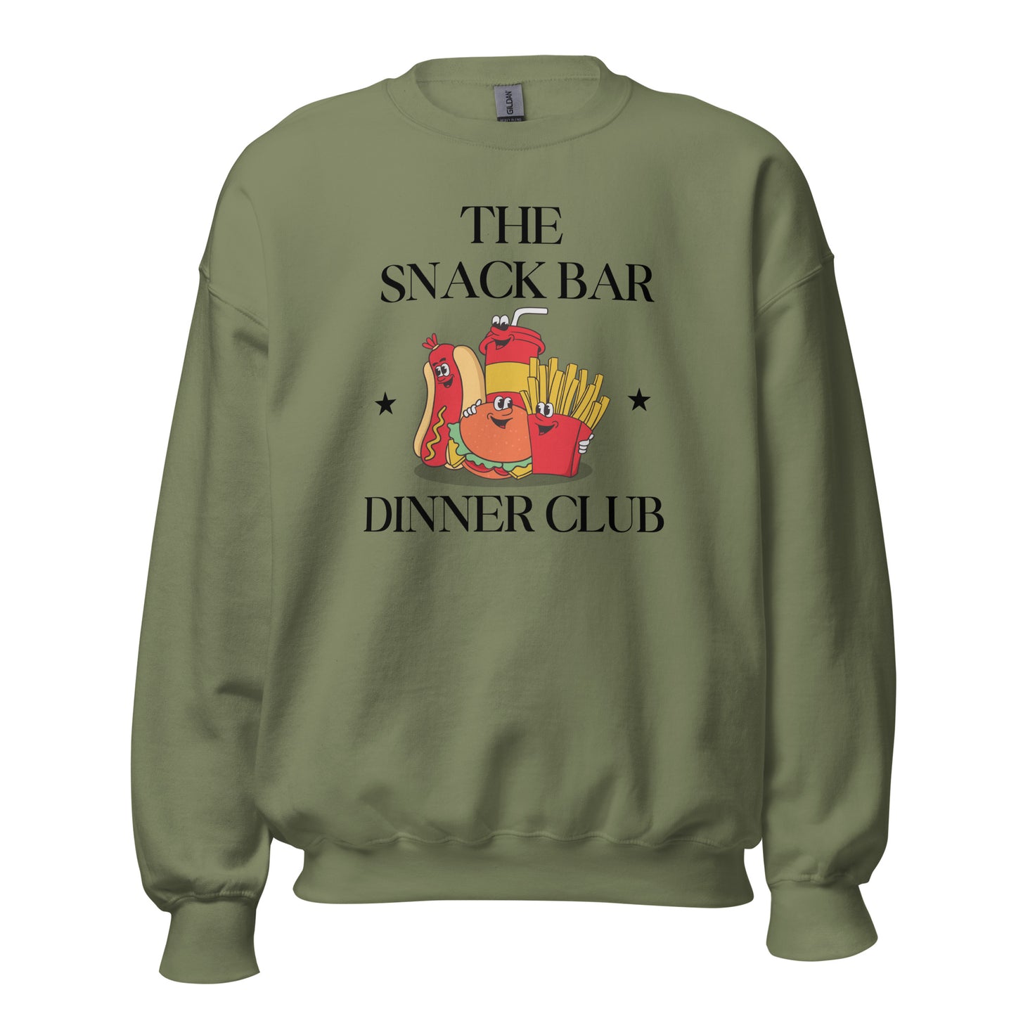 Snack Bar Dinner Club Unisex Sweatshirt