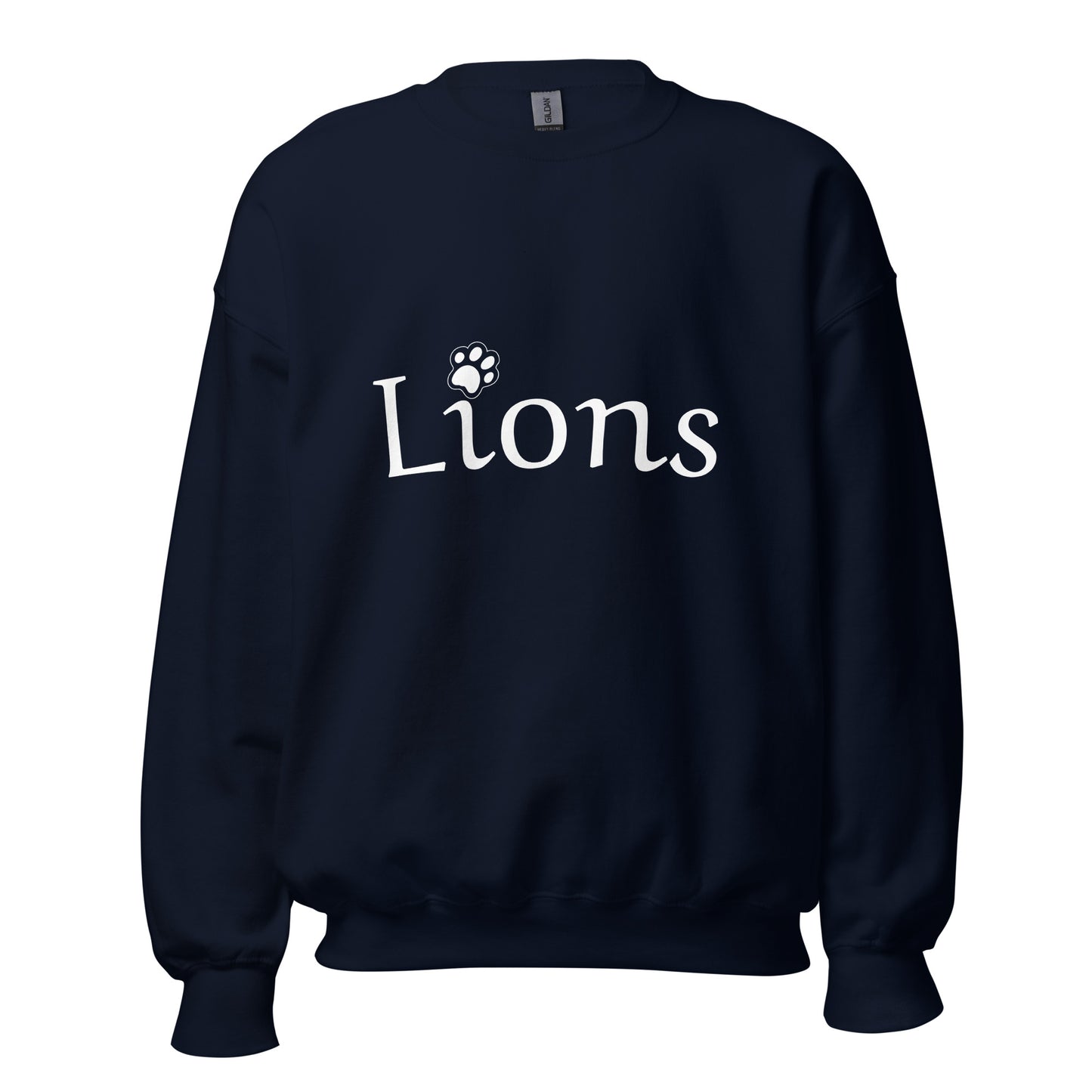 Lions Boyfriend Sweatshirt (Paw Dot)