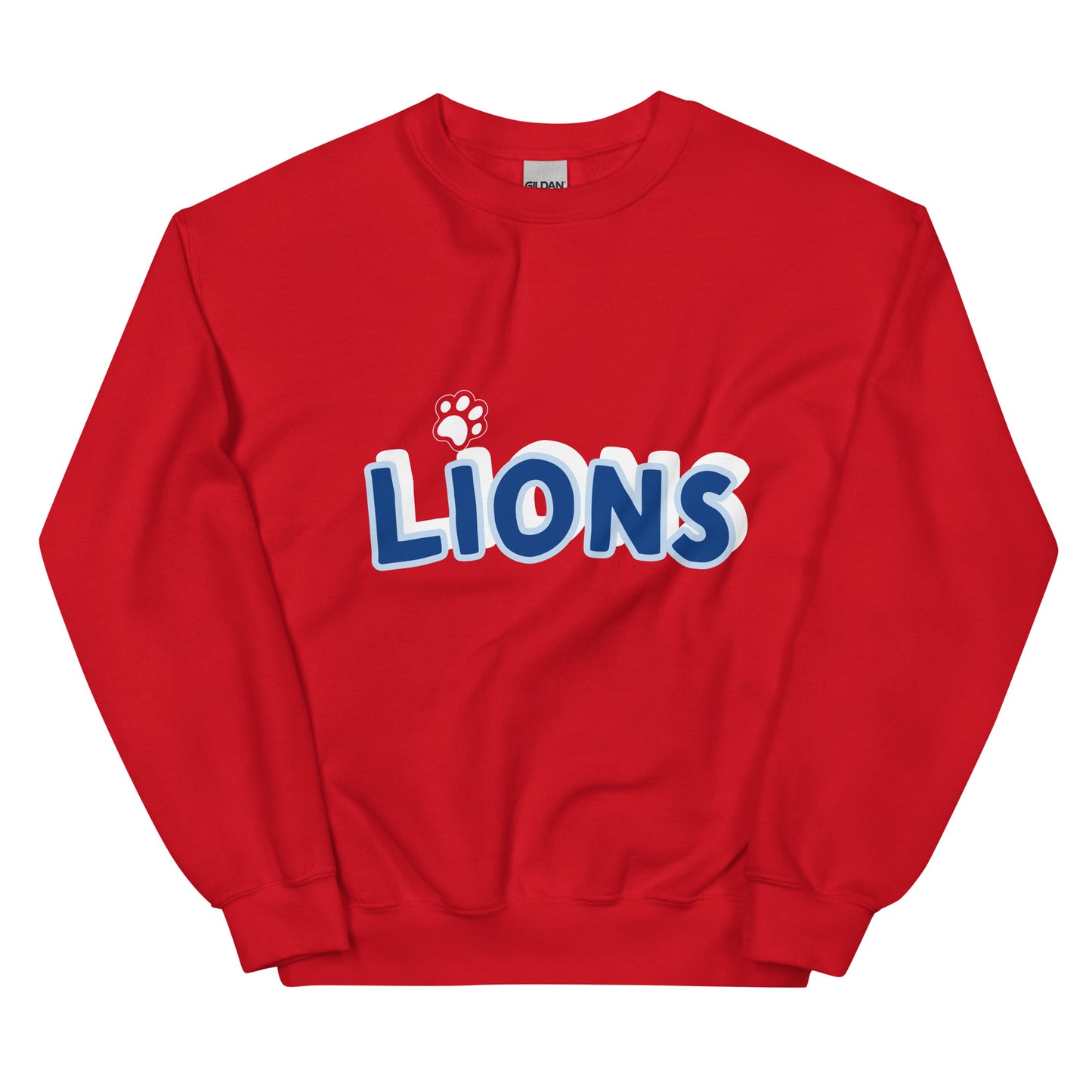 Lions Boyfriend Sweatshirt (Paw Dot)