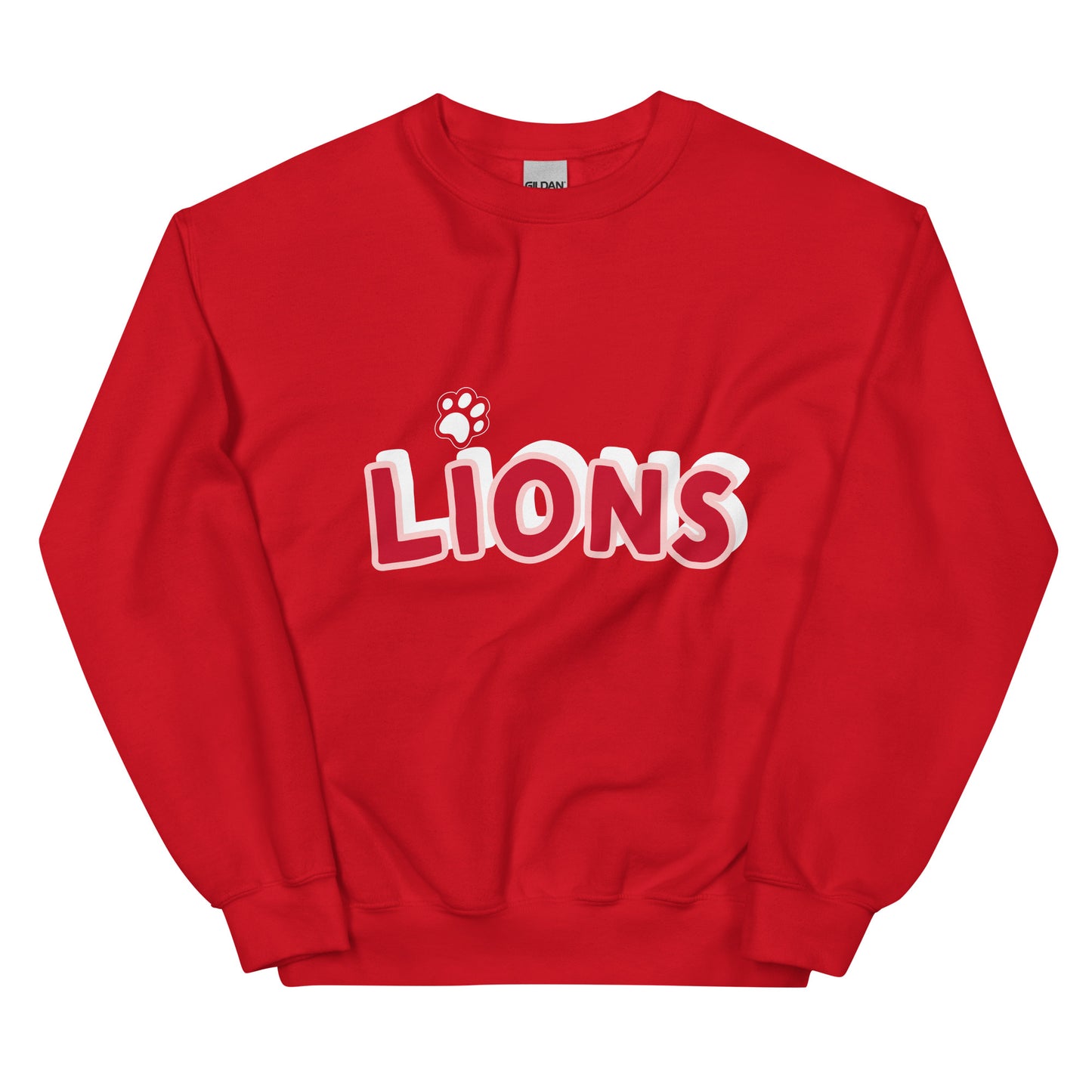 Lions Boyfriend Sweatshirt (Paw Dot)